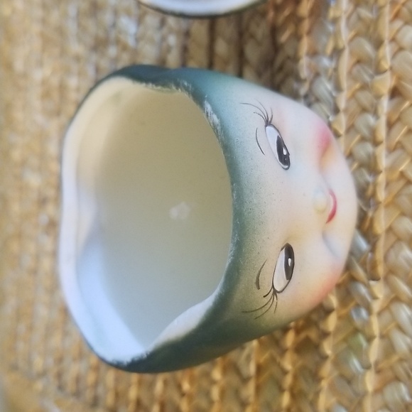 Vintage, collectible anthromorphic jars. Candle. - Picture 9 of 15